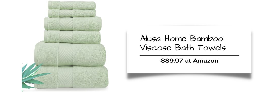 Bamboo towels are perfect for those looking for an eco-friendly, antibacterial, and hypoallergenic option. They are incredibly soft and absorbent, making them great for sensitive skin. Pros: Sustainable, antibacterial, hypoallergenic Cons: Less plush than cotton towels